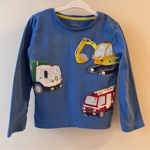 Boden Long Sleeve Shirt with Vehicle Designs